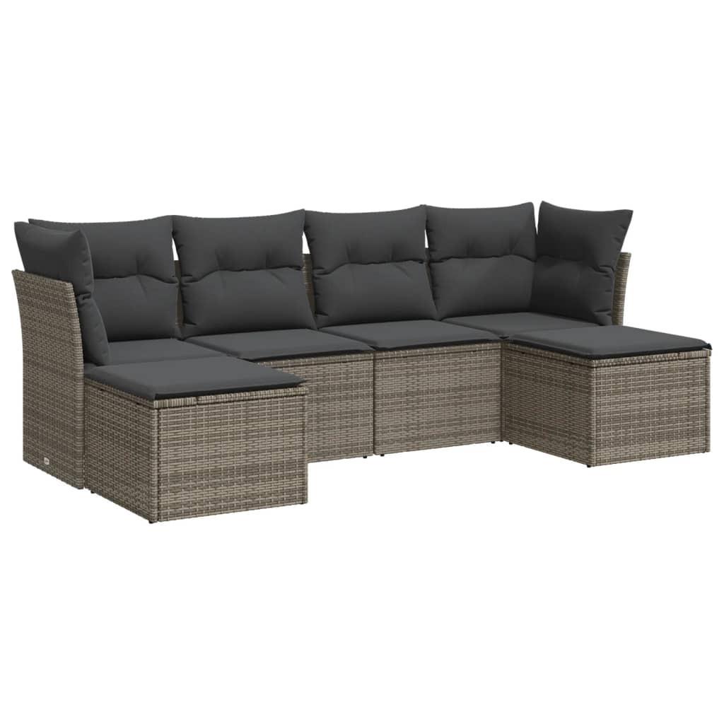 VidaXL Garten sofagarnitur poly-rattan