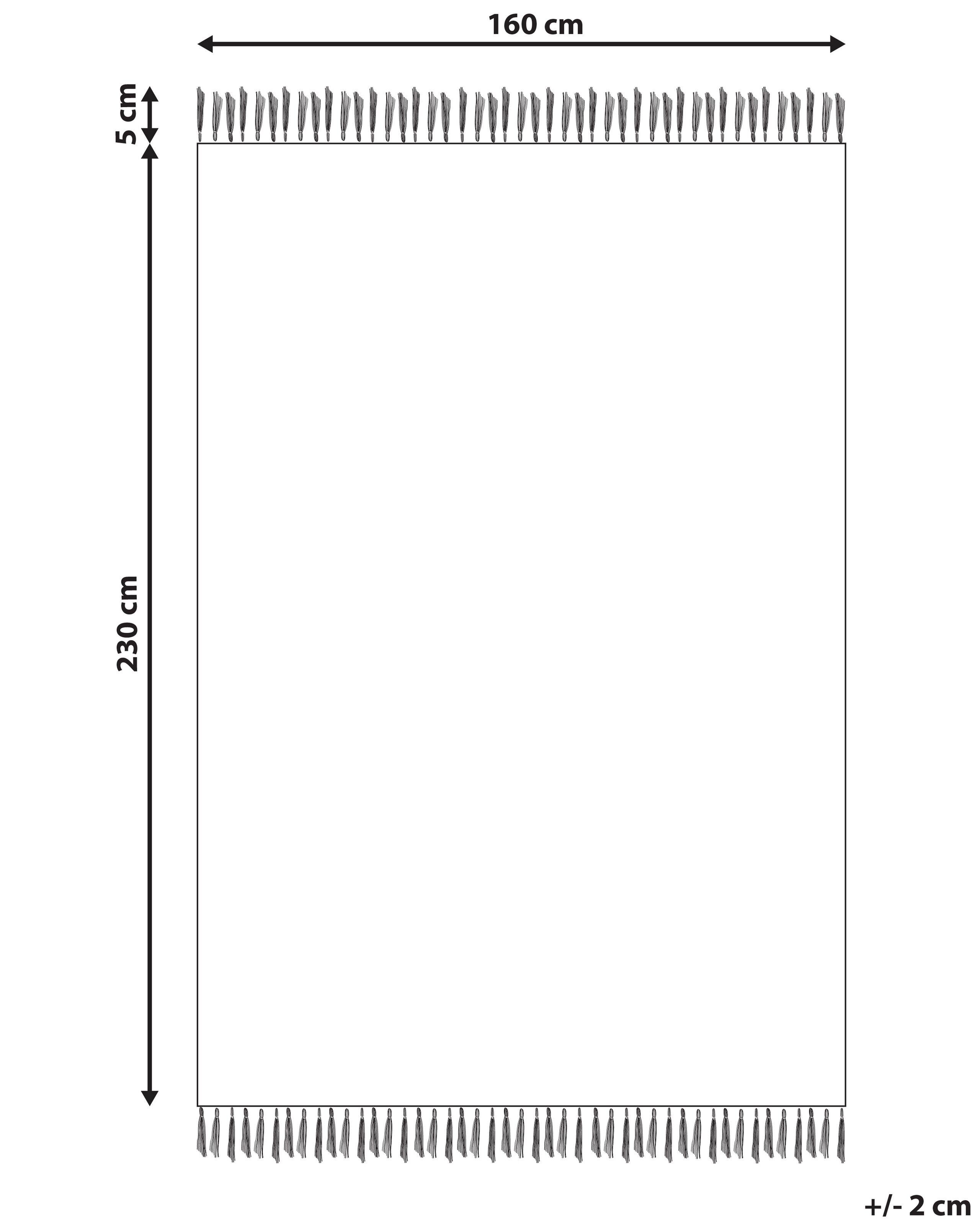 Beliani Teppich aus Jute Boho TALPUR