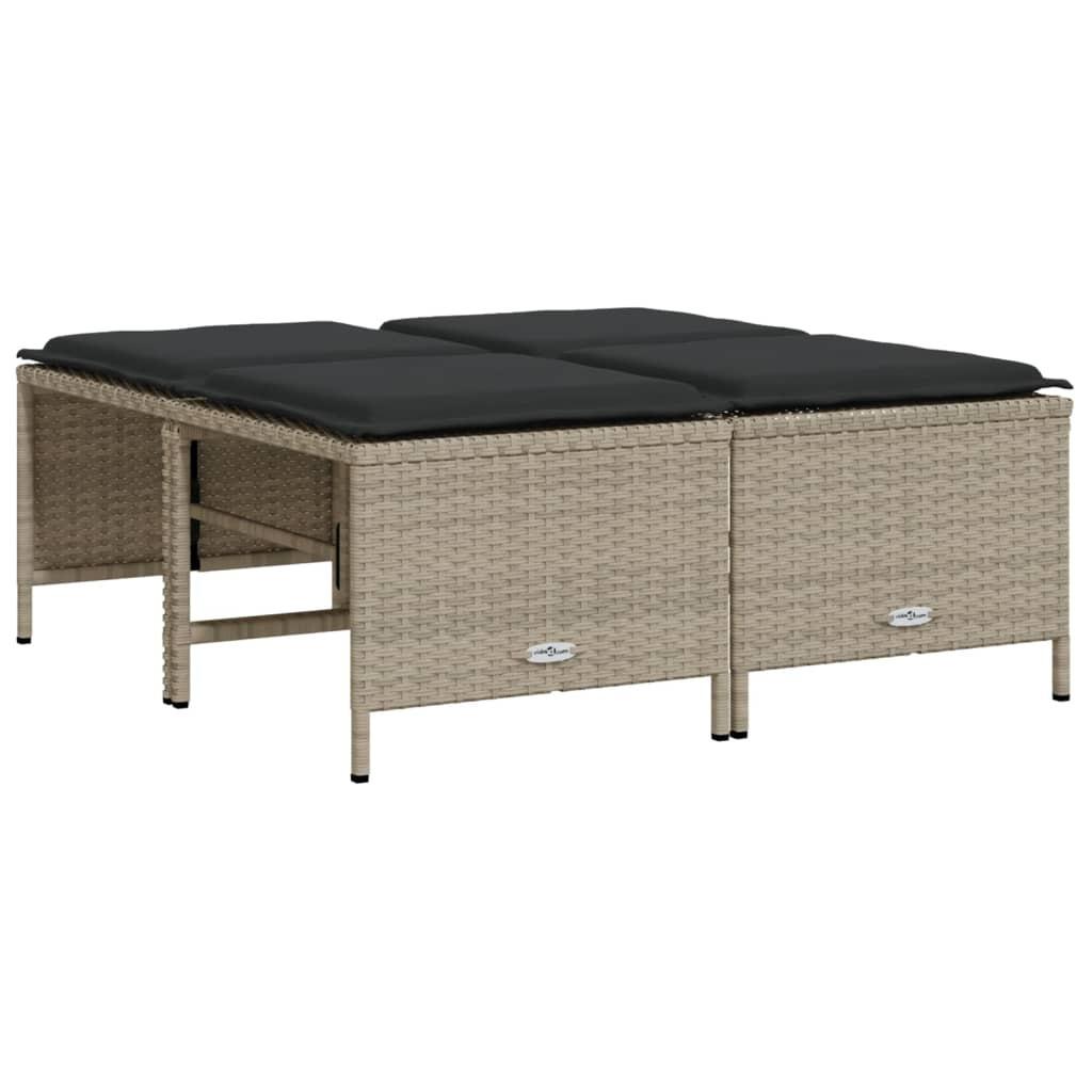 VidaXL Garten sofagarnitur poly-rattan