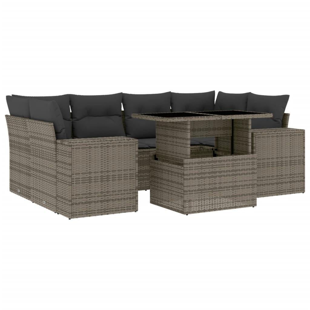 VidaXL Garten sofagarnitur poly-rattan