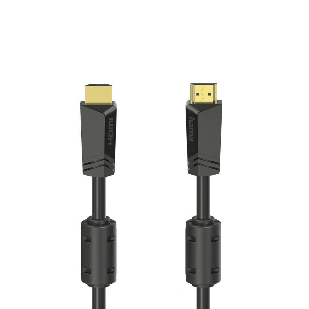 hama High Speed HDMI-Kabel, Stecker - Stecker, 4K, Ethernet, vergoldet, 10.0 m