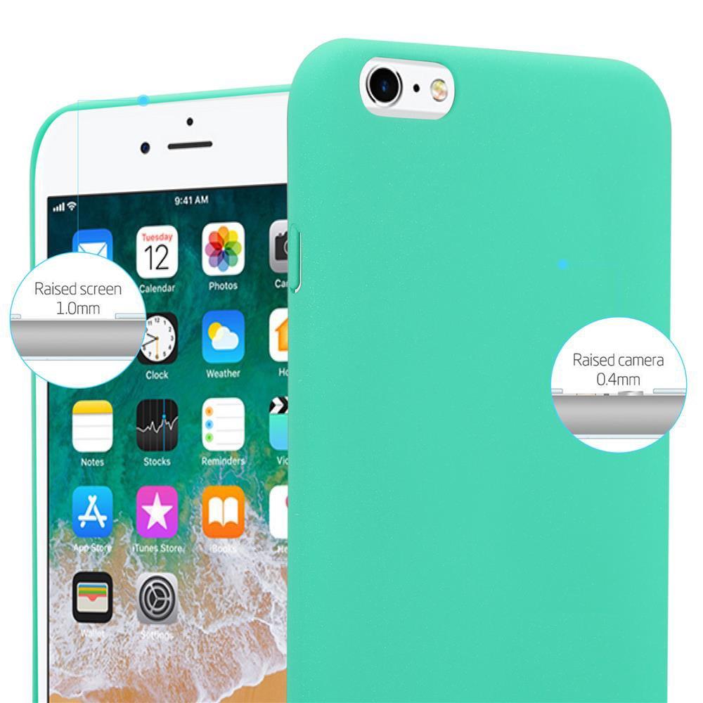 Cadorabo Hülle für Apple iPhone 6 PLUS 6S PLUS Hard Case in Frosted Optik