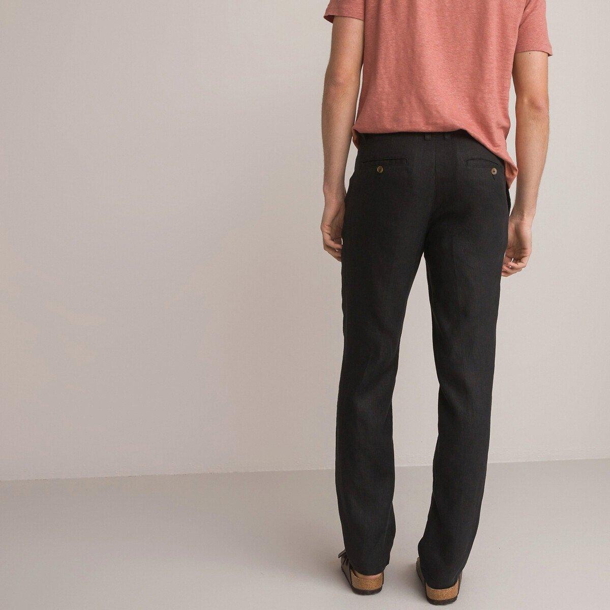La Redoute Collections Leinen Straight Leg Hose