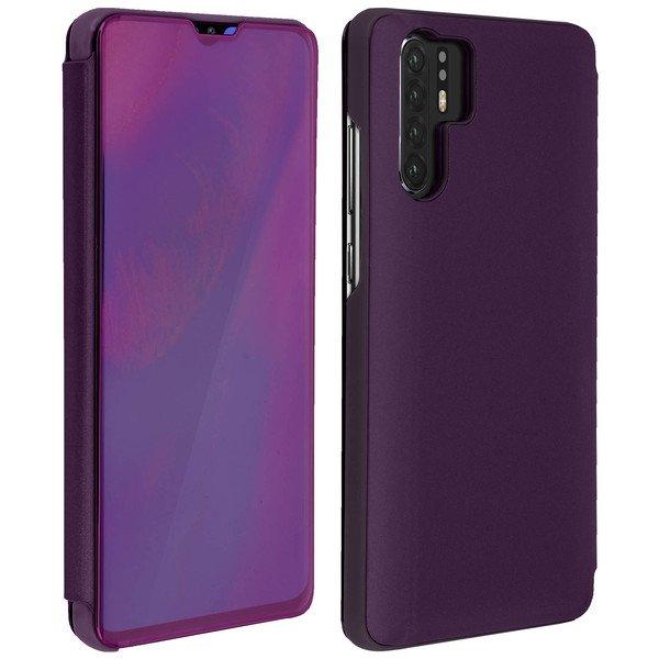 Avizar Clear View Cover Huawei P30 Pro Violett