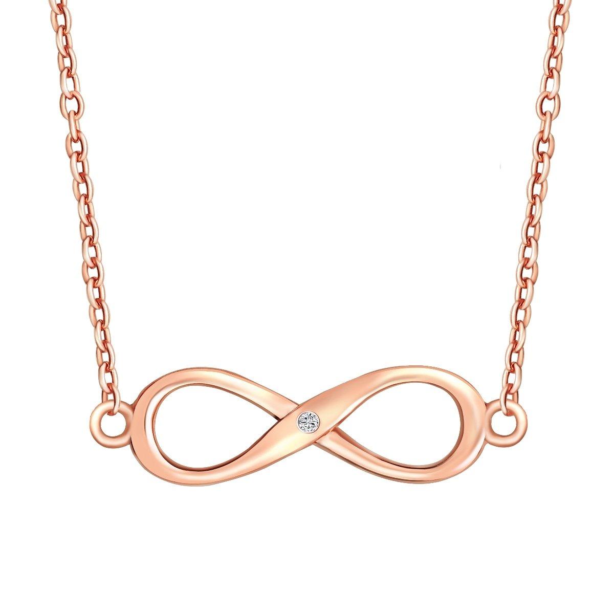 Lulu & Jane Diamant-Kette Infinity