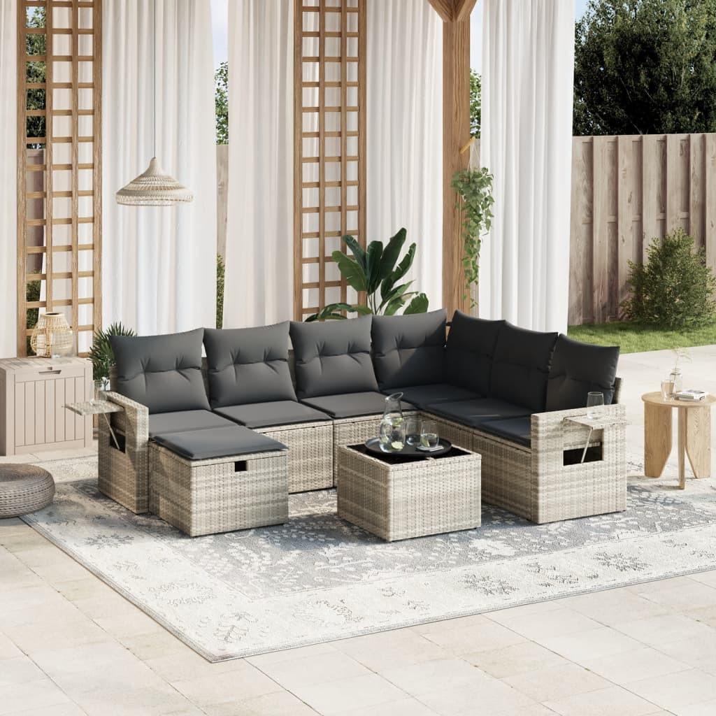 VidaXL Garten sofagarnitur poly-rattan