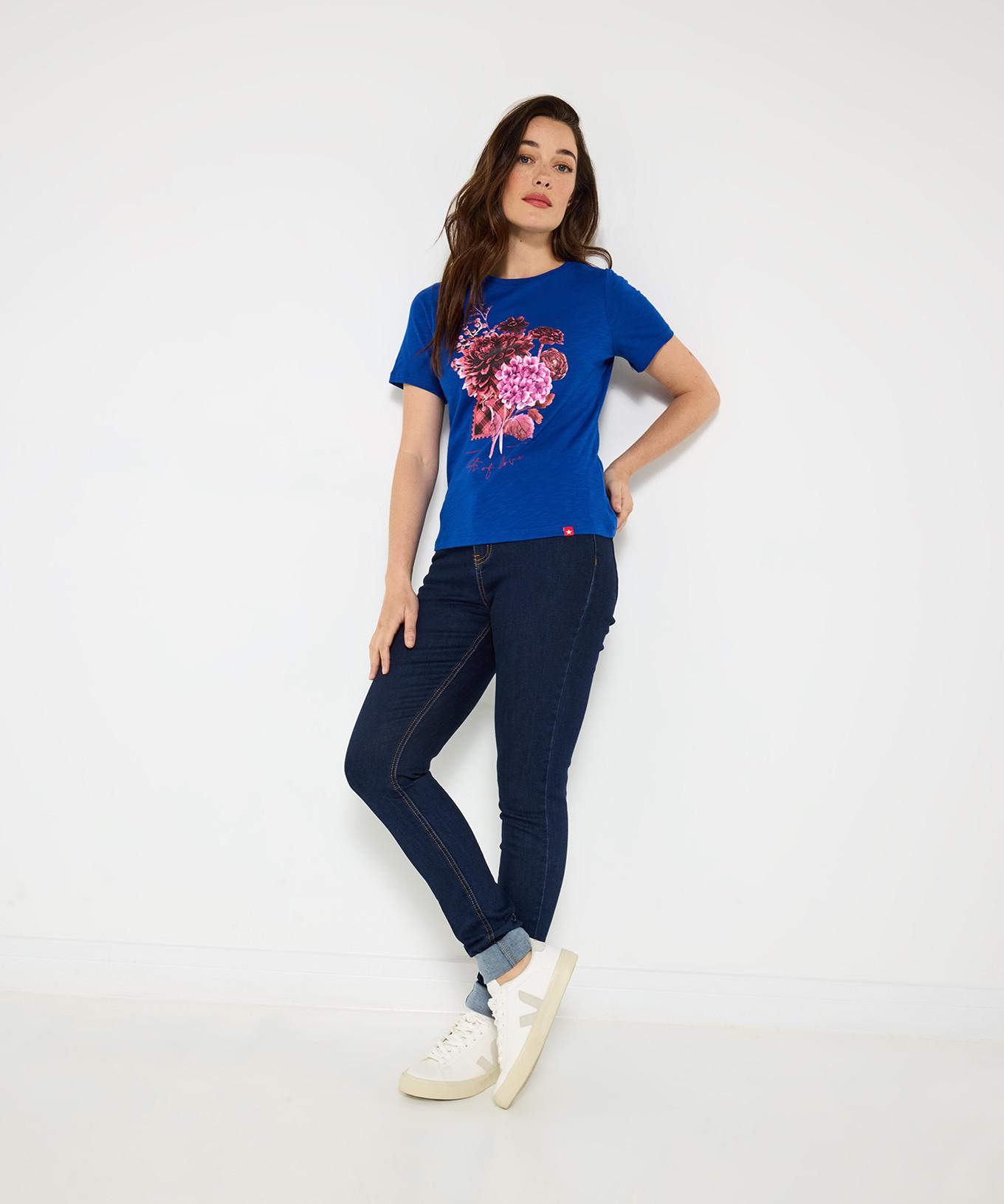 Joe Browns T-Shirt mit Blumenstrauß-Grafik