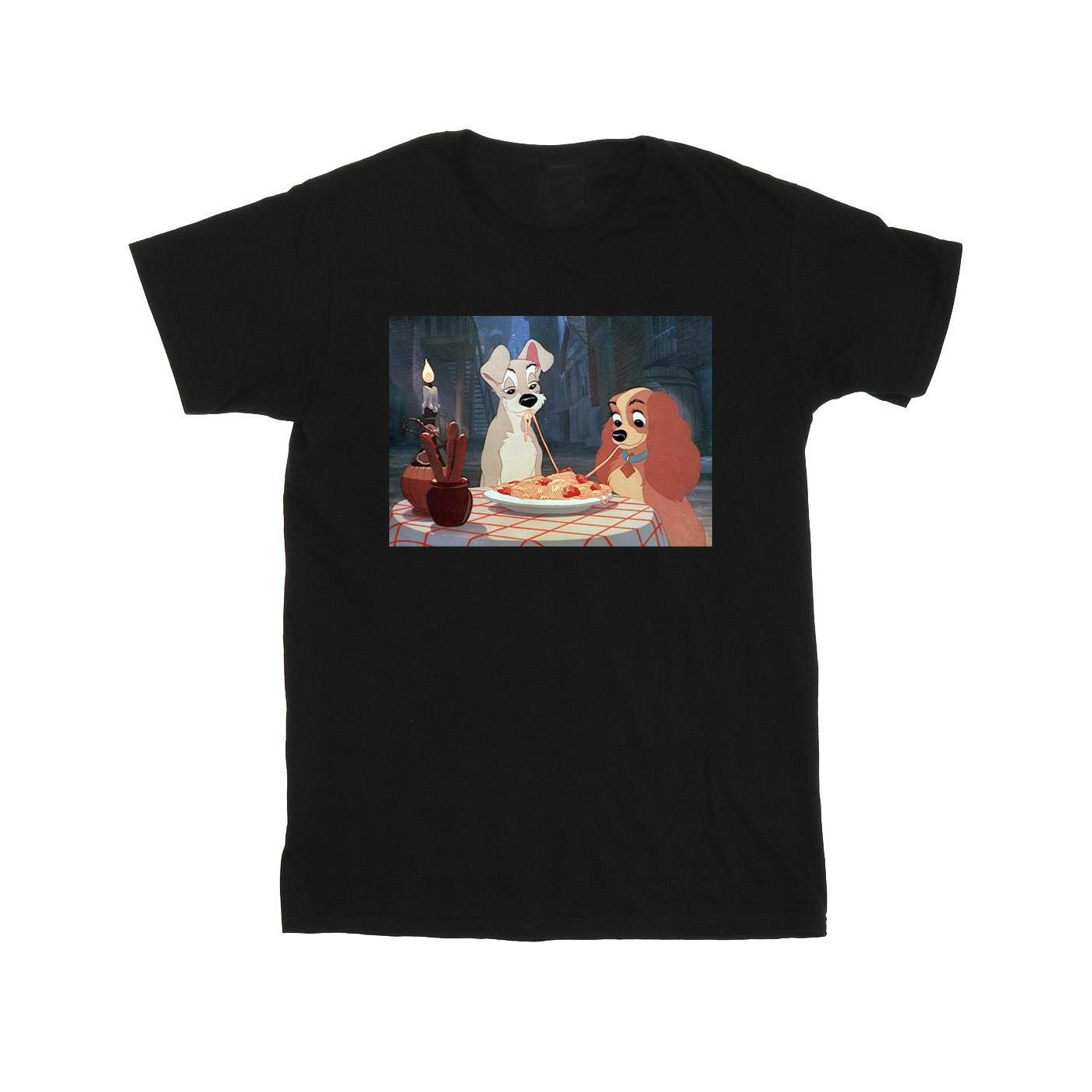 Disney Lady And The Tramp Bedrucktes T-Shirt