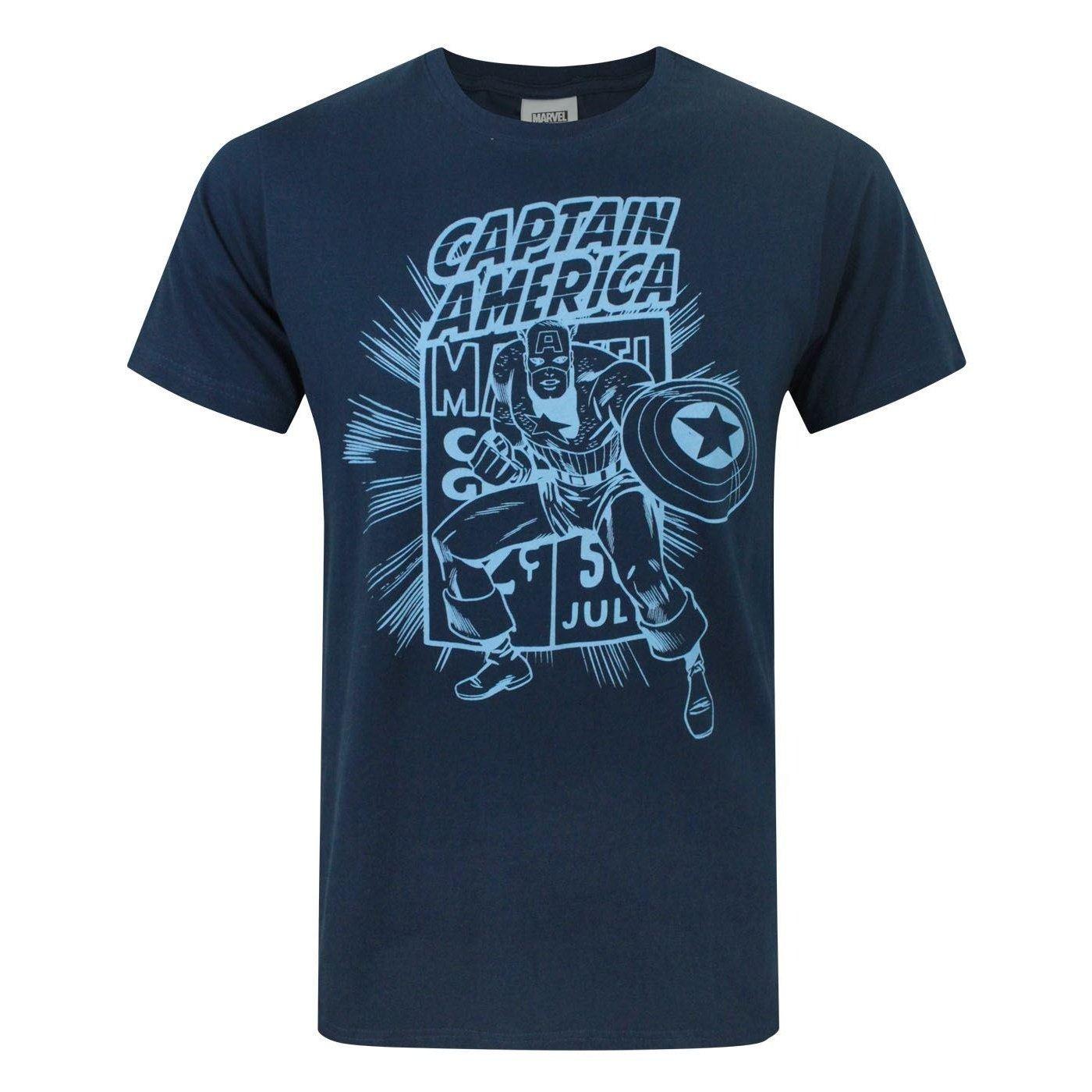 CAPTAIN AMERICA Comic Book T-Shirt