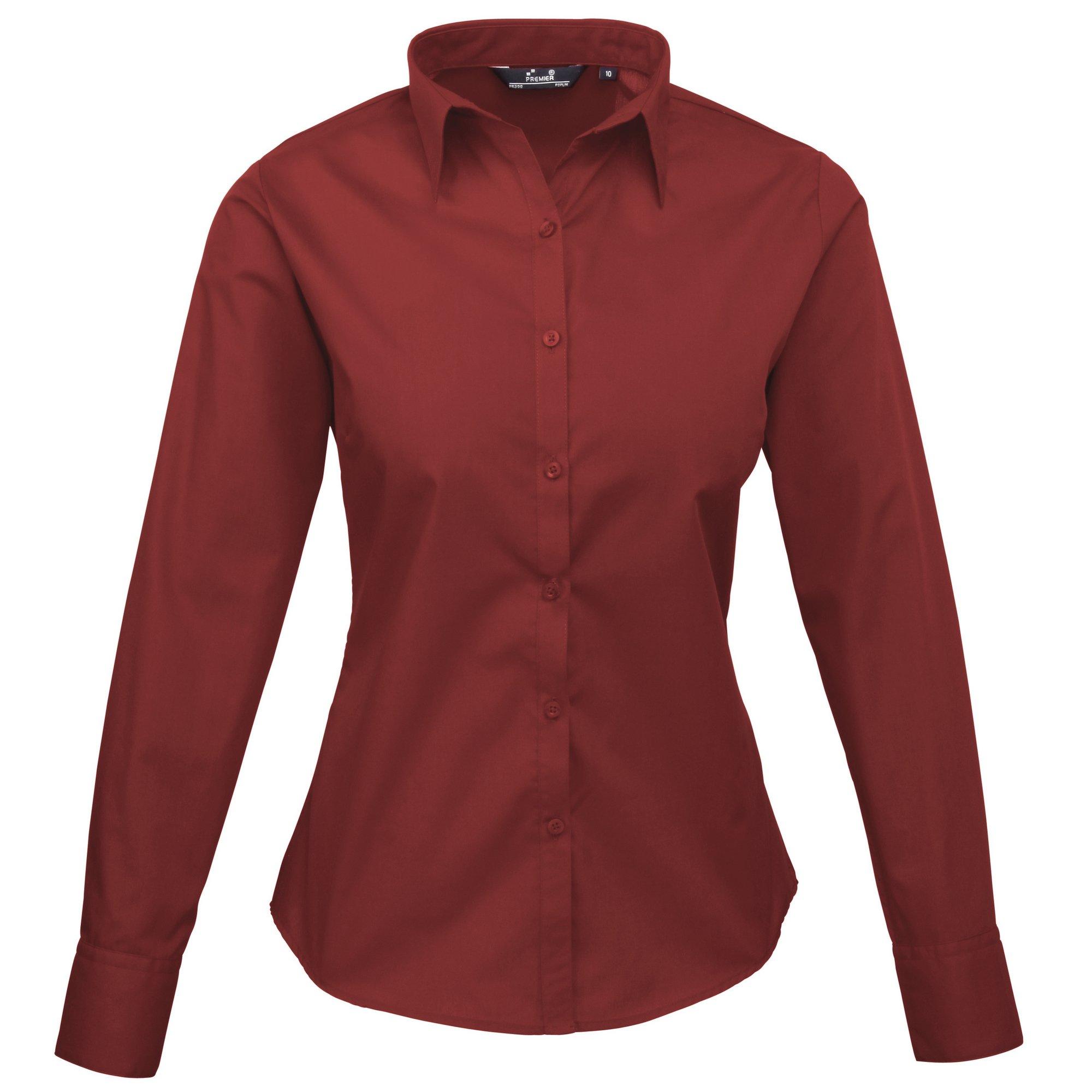 PREMIER Langärmlige Button Down Bluse