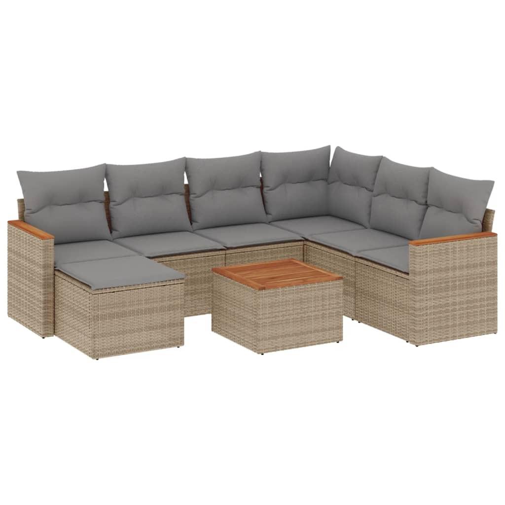 VidaXL Garten sofagarnitur poly-rattan