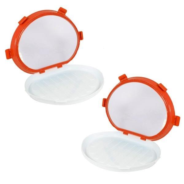 Northio 2x Lebensmittelboxen mit Plastikfolie