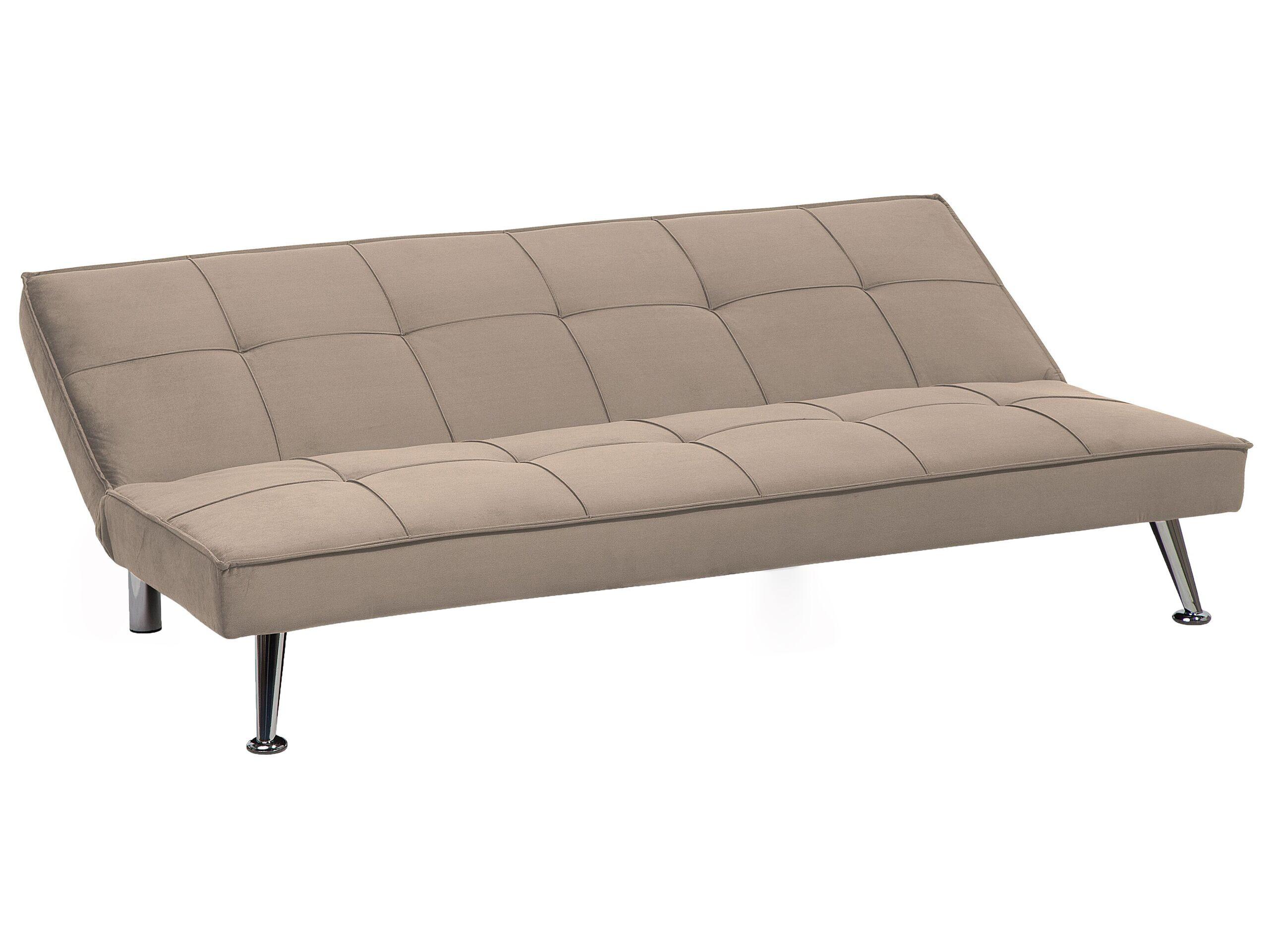 Beliani Schlafsofa aus Polyester Modern HASLE