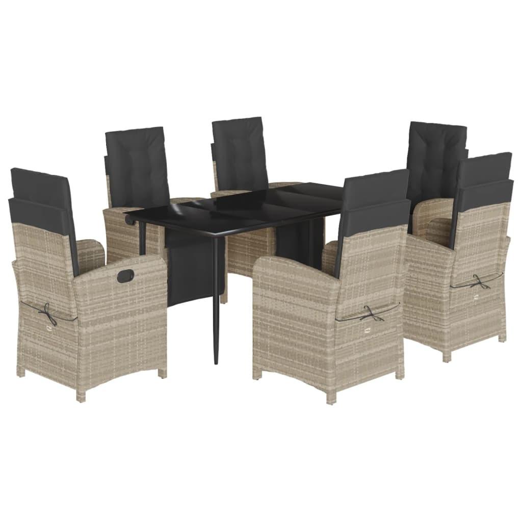 VidaXL Garten essgruppe poly-rattan