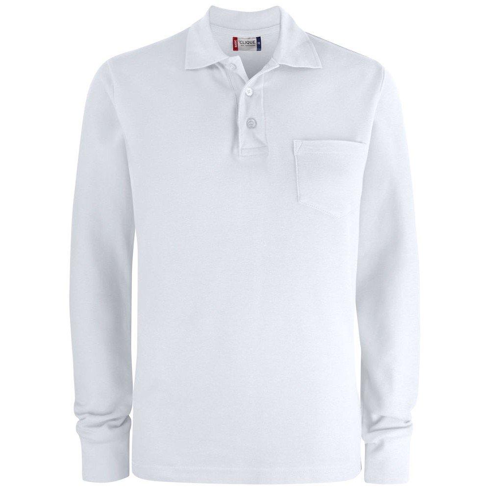 Clique Langärmliges Poloshirt