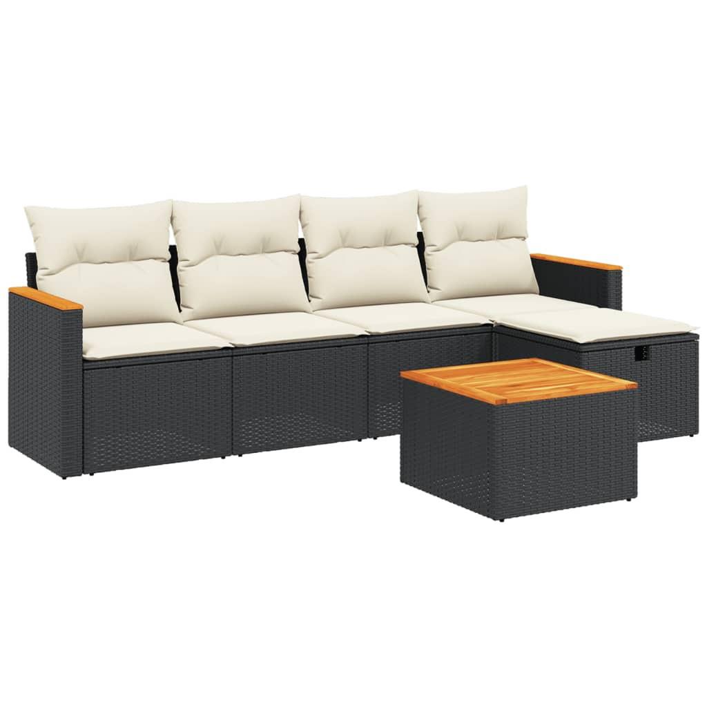 VidaXL Garten sofagarnitur poly-rattan