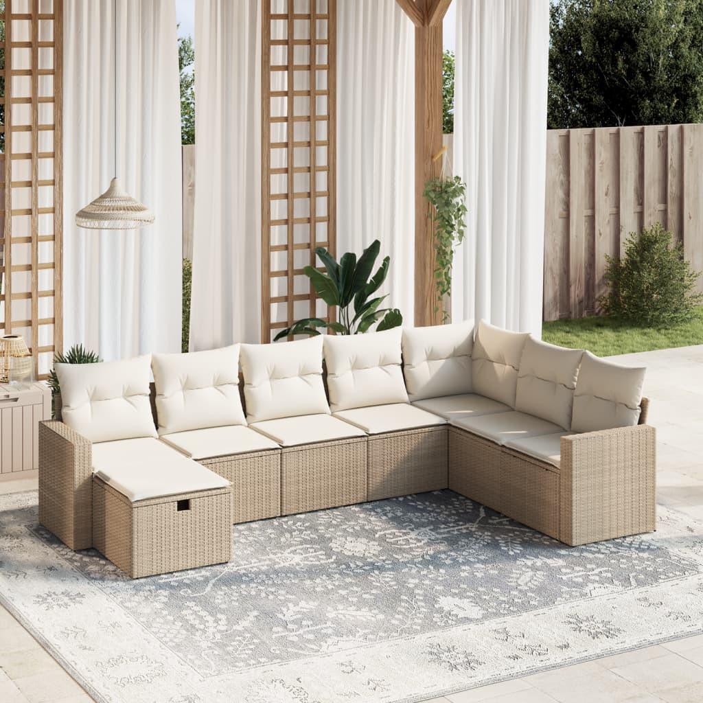VidaXL Garten sofagarnitur poly-rattan