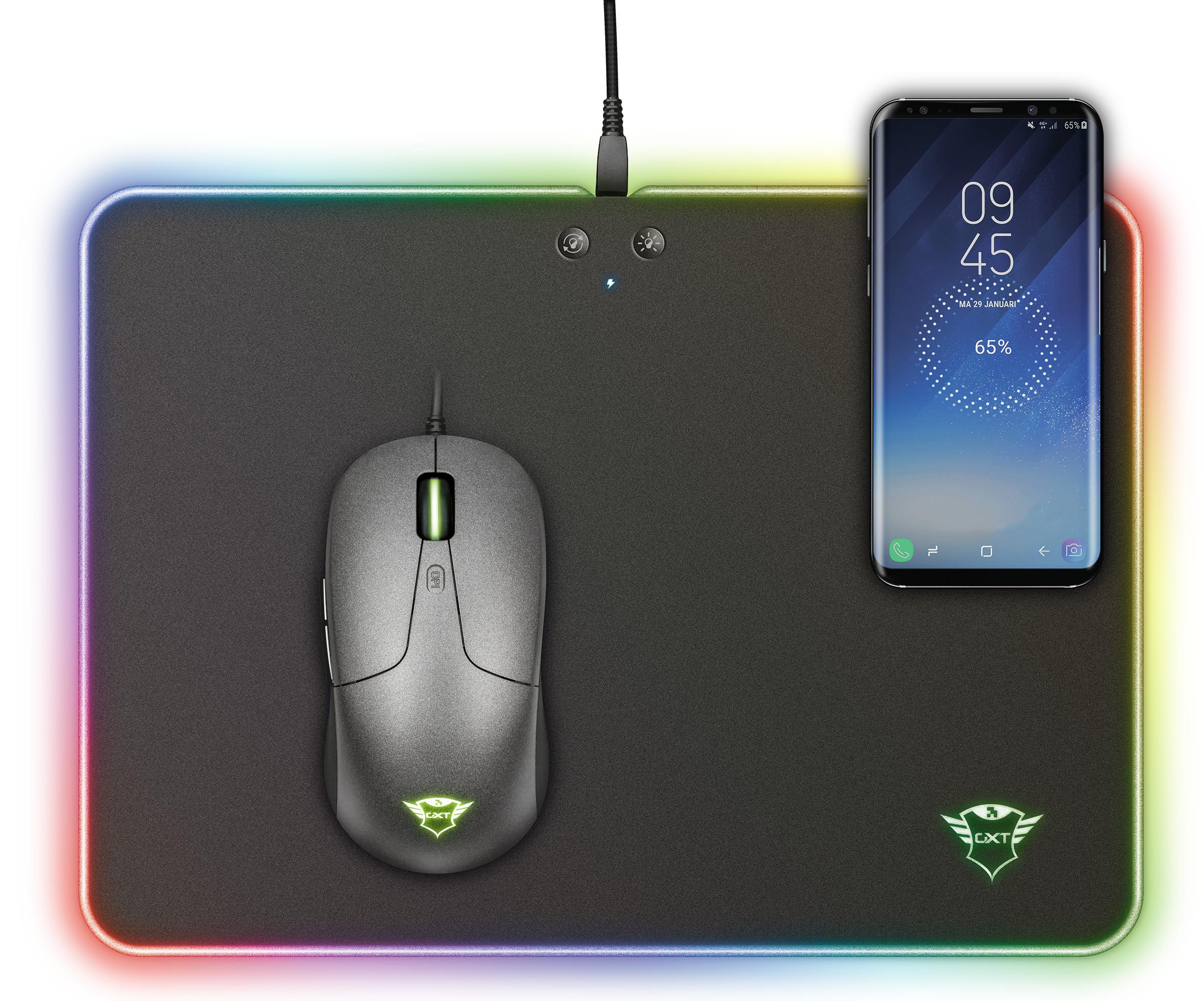 Trust TRUST GXT 750 Qlide RGB Mousepad 23184 black