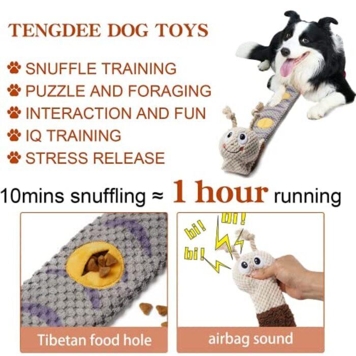 Alopini Hundespielzeug, Intelligenzspielzeug für Hunde, Kauspielzeug für Hunde, Quietschendes