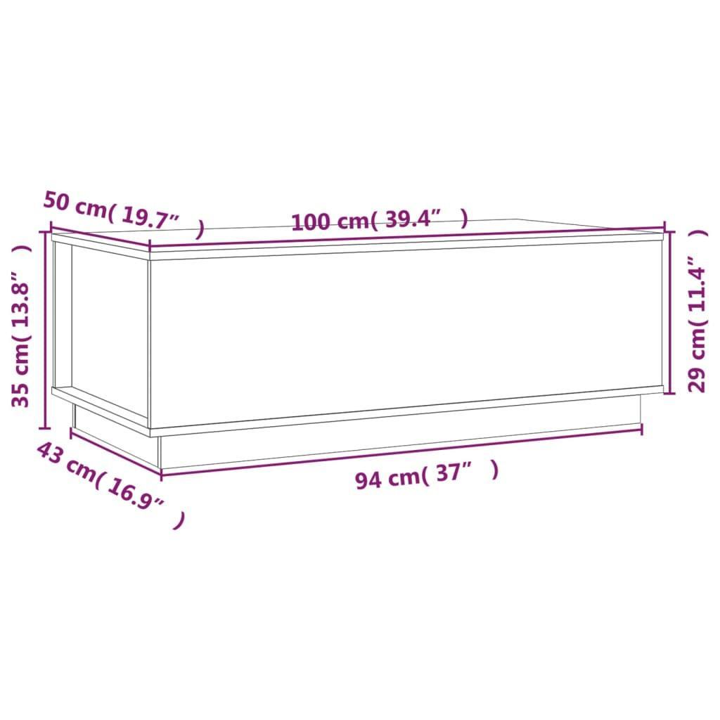 VidaXL Couchtisch holz