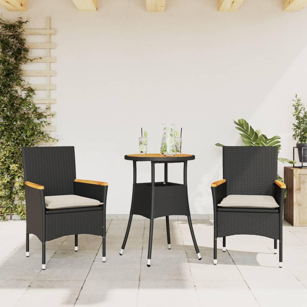 VidaXL Garten essgruppe poly-rattan