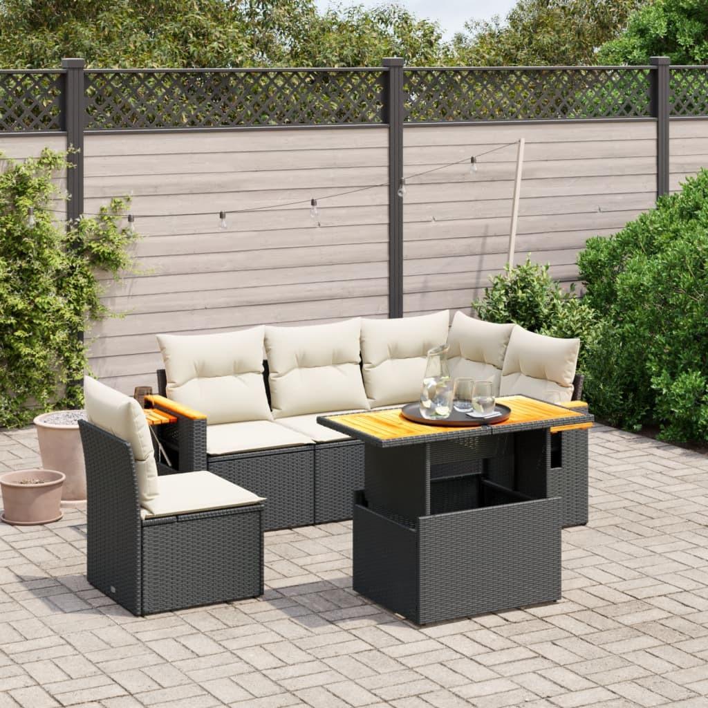 VidaXL Garten sofagarnitur poly-rattan