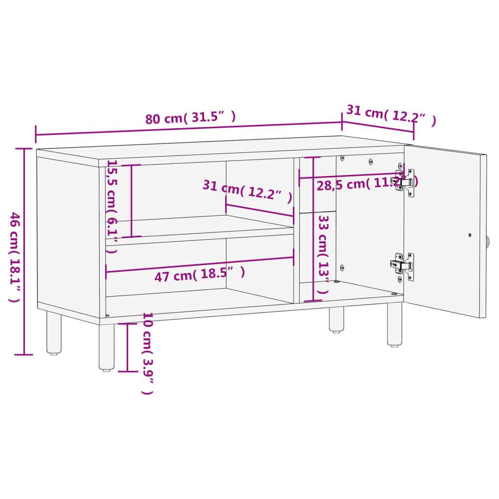 VidaXL Tv-schrank holz