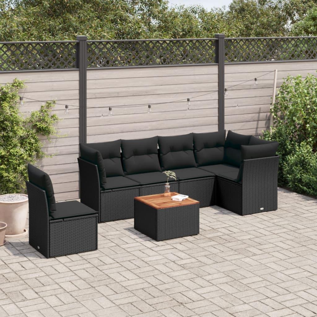 VidaXL Garten sofagarnitur poly-rattan