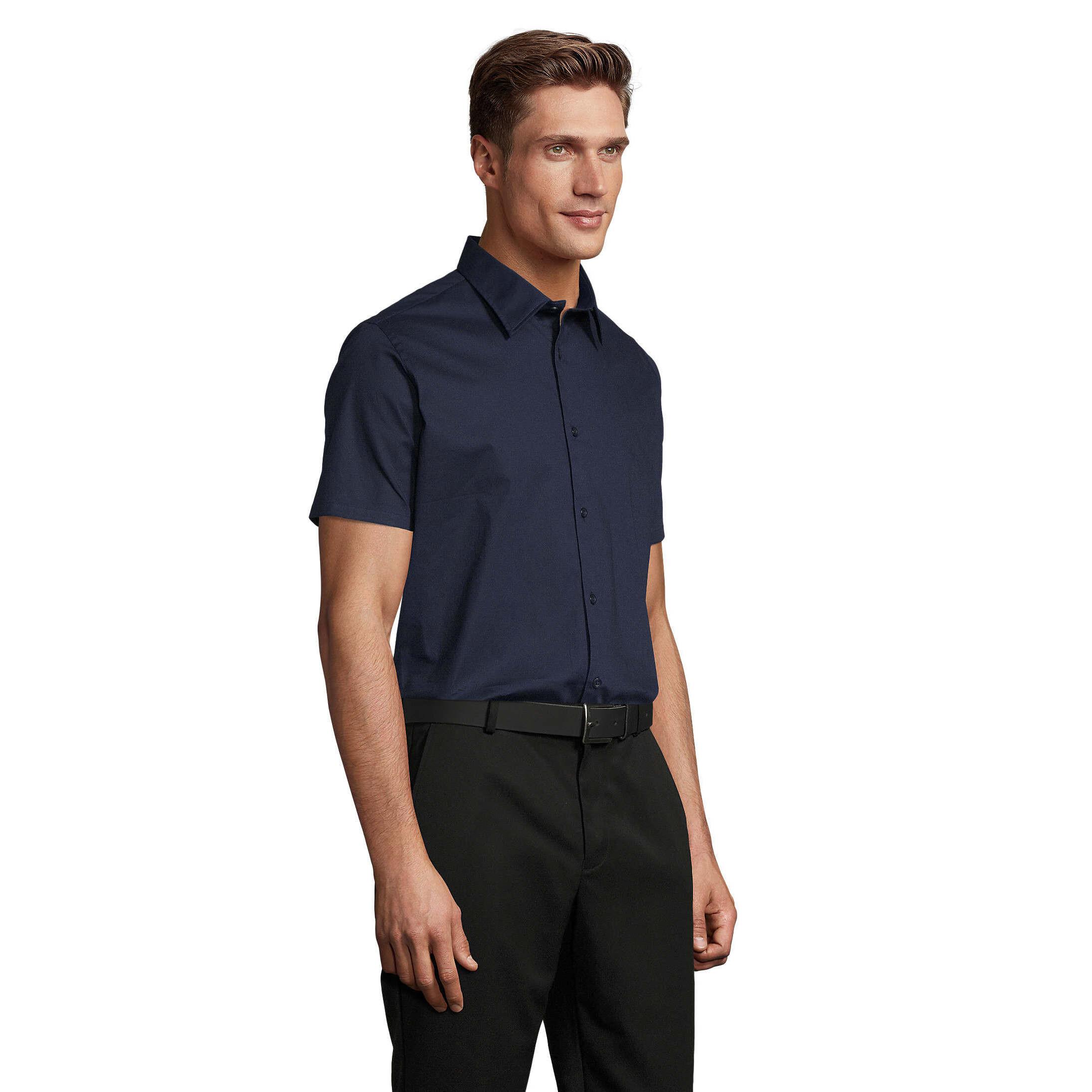 SOLS Broadway Kurzarm Slim Fit Hemd