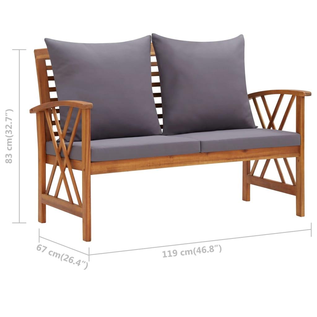 VidaXL Gartenbank holz