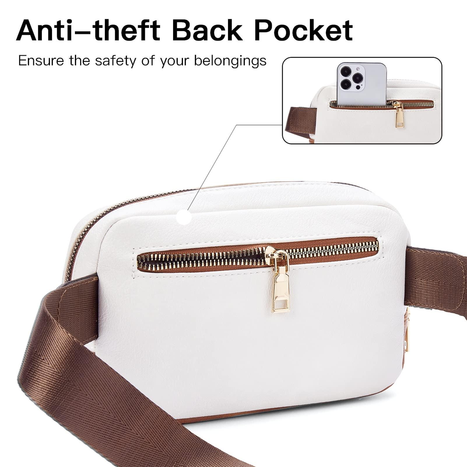 Only-bags.store Gürteltasche, PU-Leder Crossbody Tasche Umhängetasche Gürteltasche, PU-Leder Crossbody Tasche Umhängetasche
