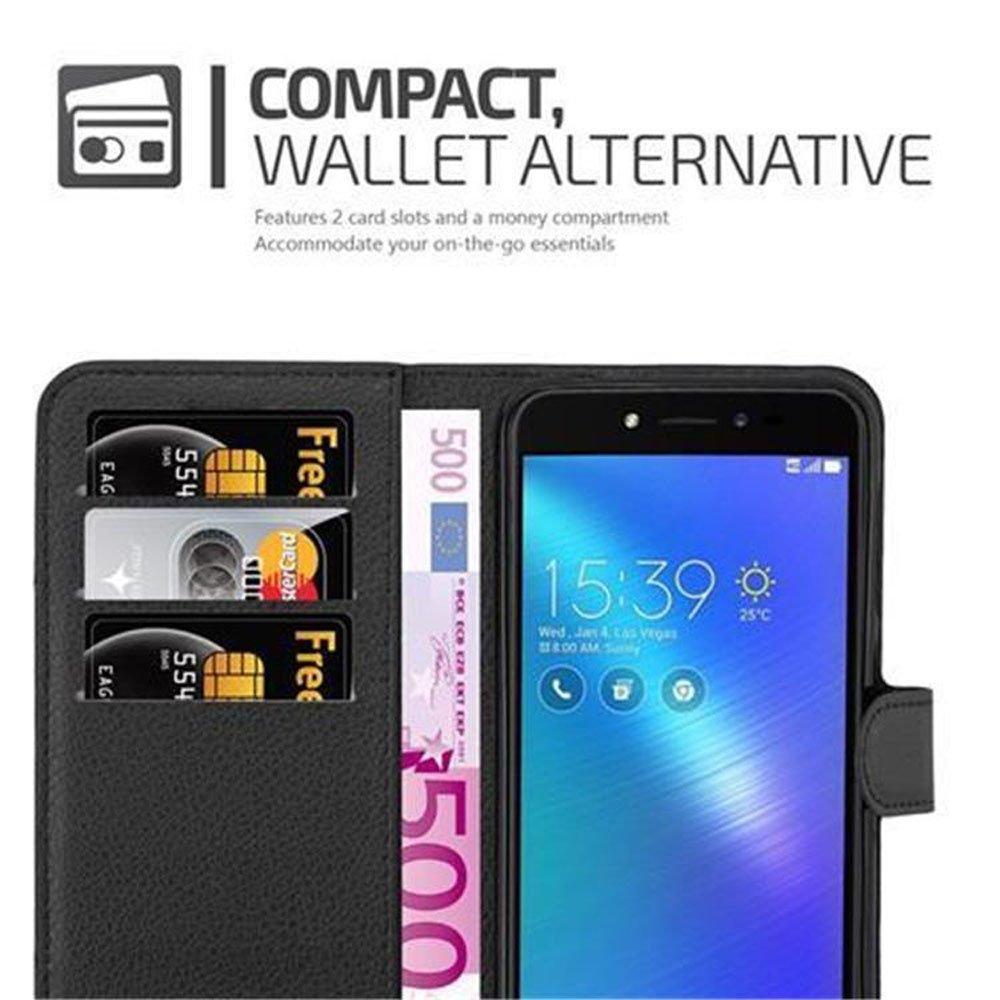 Cadorabo Hülle für Asus ZenFone LIVE / 3 GO Standfunktion, Kartenfach