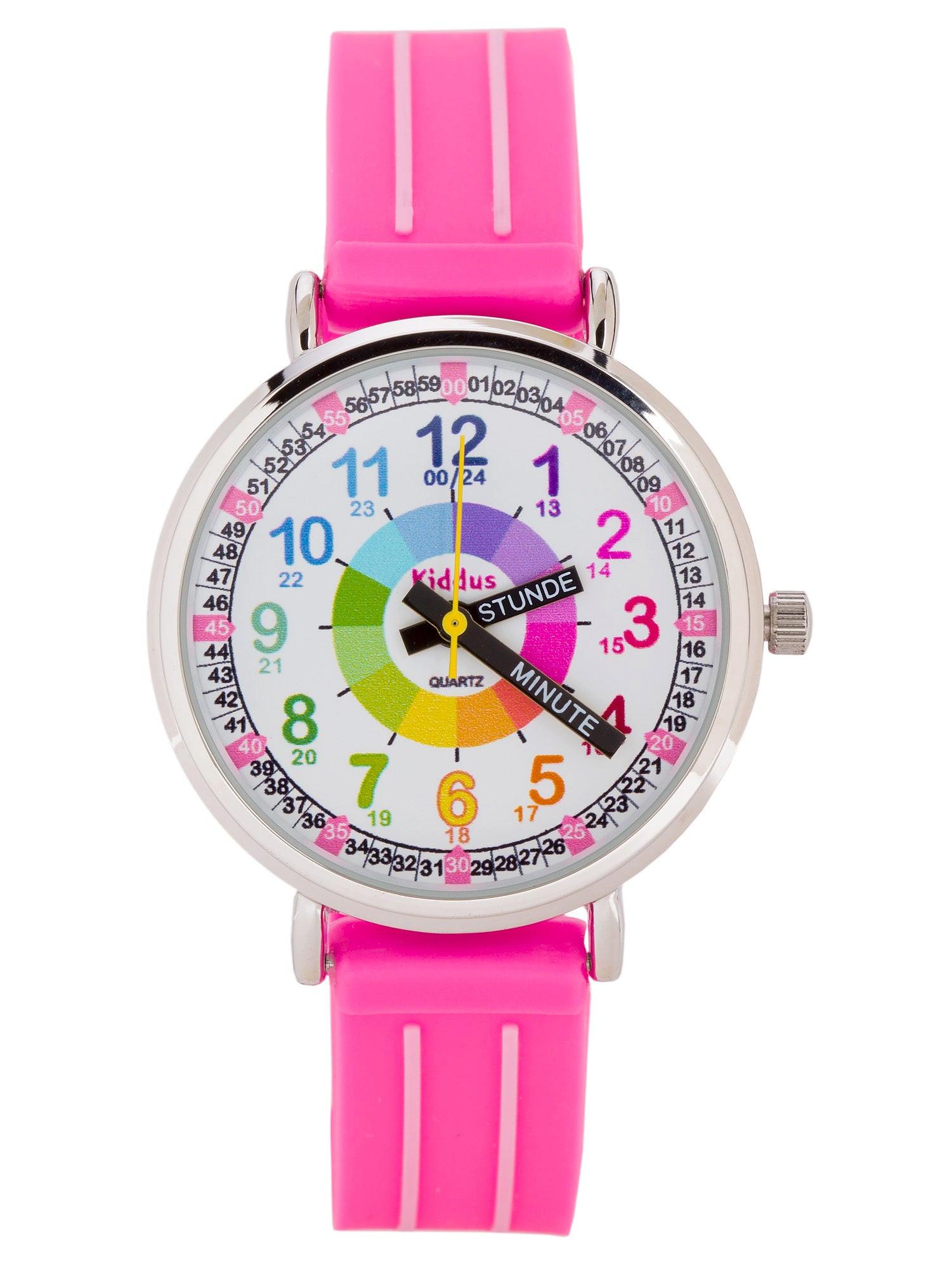 Kiddus Time Teacher Pink (Deutsch) Kinderuhr