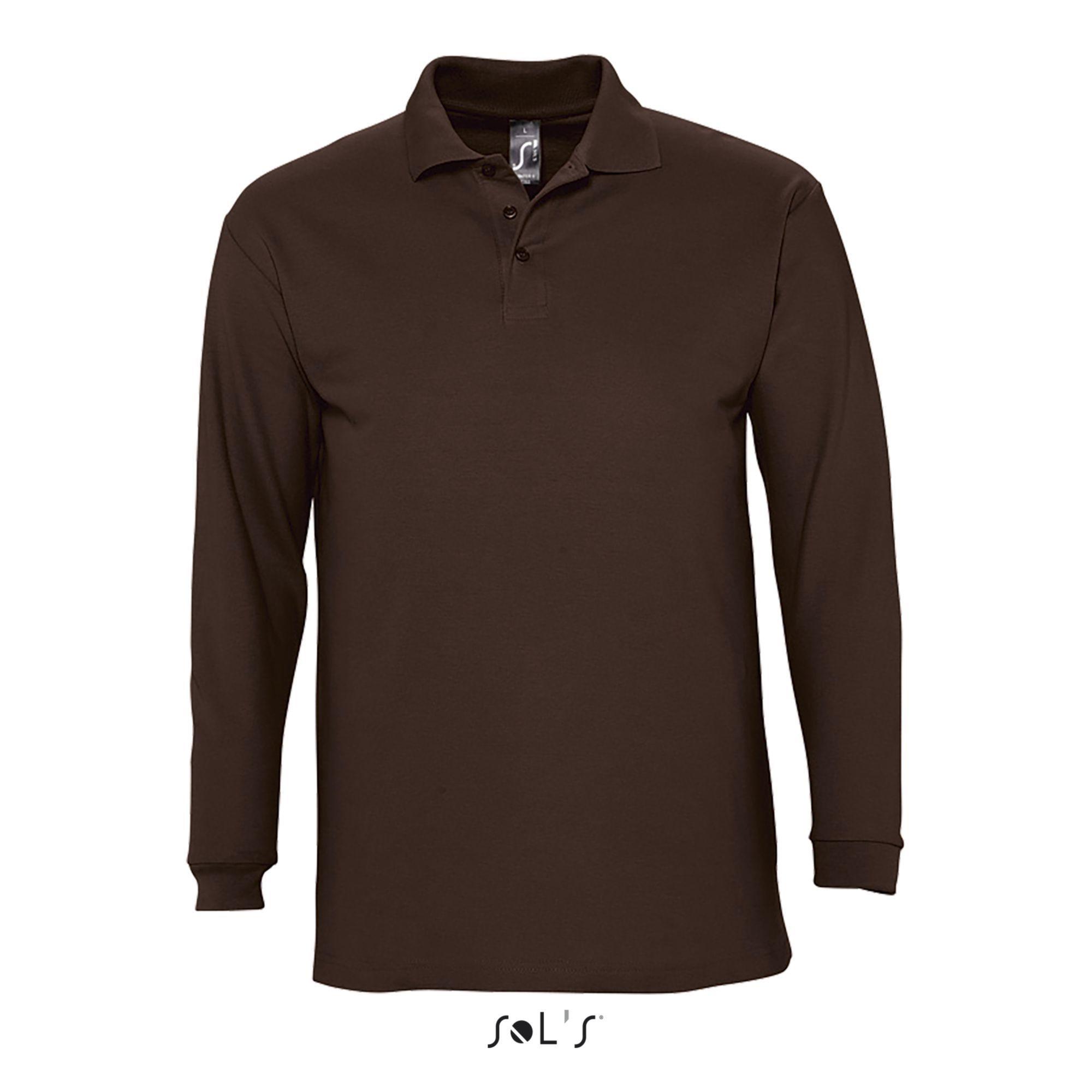 SOLS Winter II Langarm Polo-Shirt