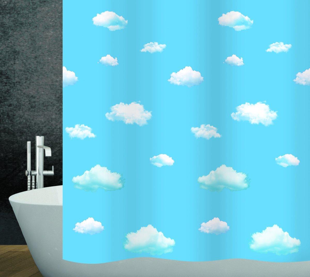 diaqua Duschvorhang Textil Clouds