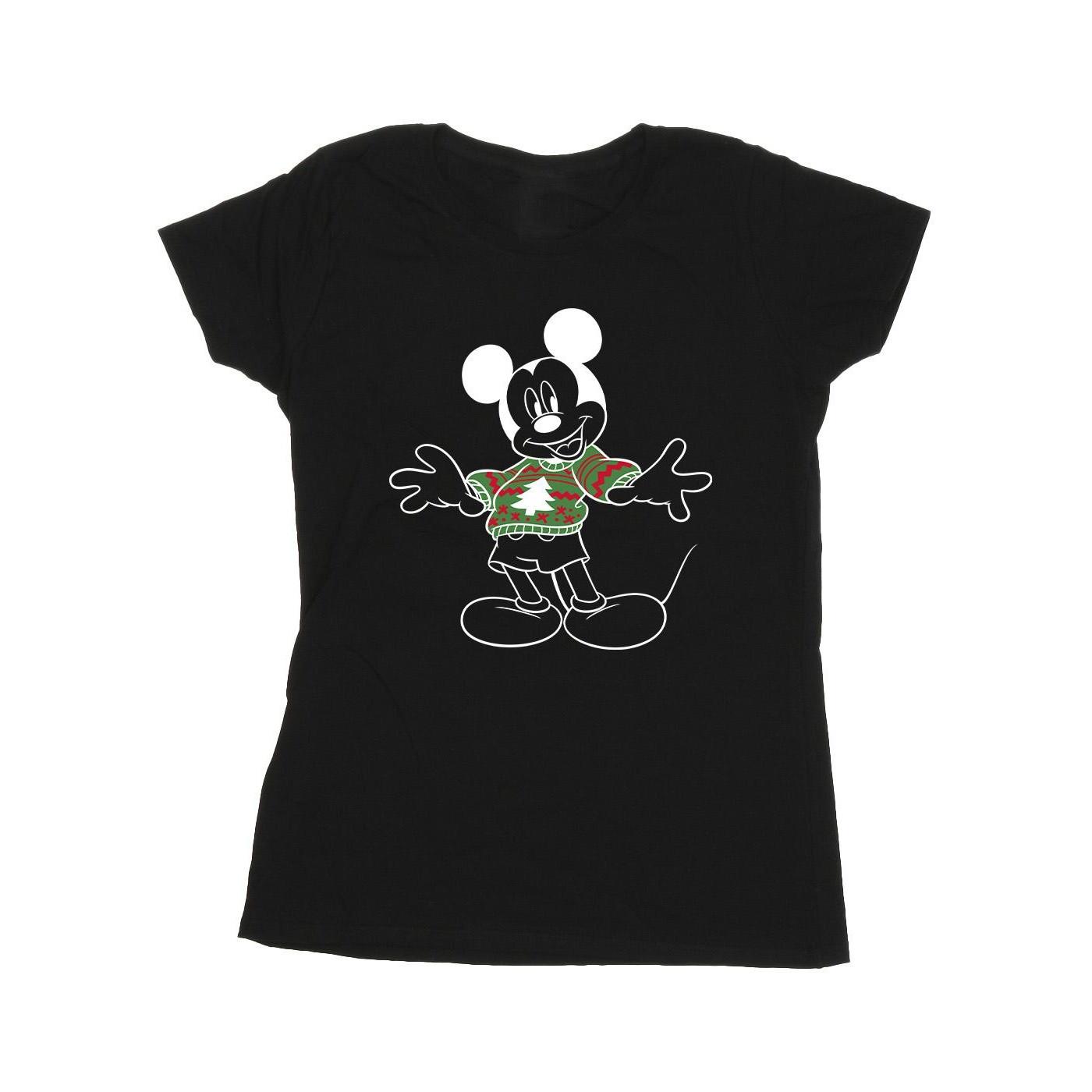 Disney Mickey Mouse Christmas Sweater T-Shirt