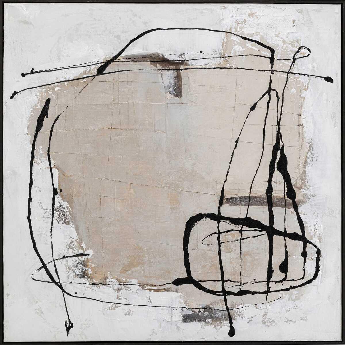 KARE Design Gerahmtes Bild Dust 100x100