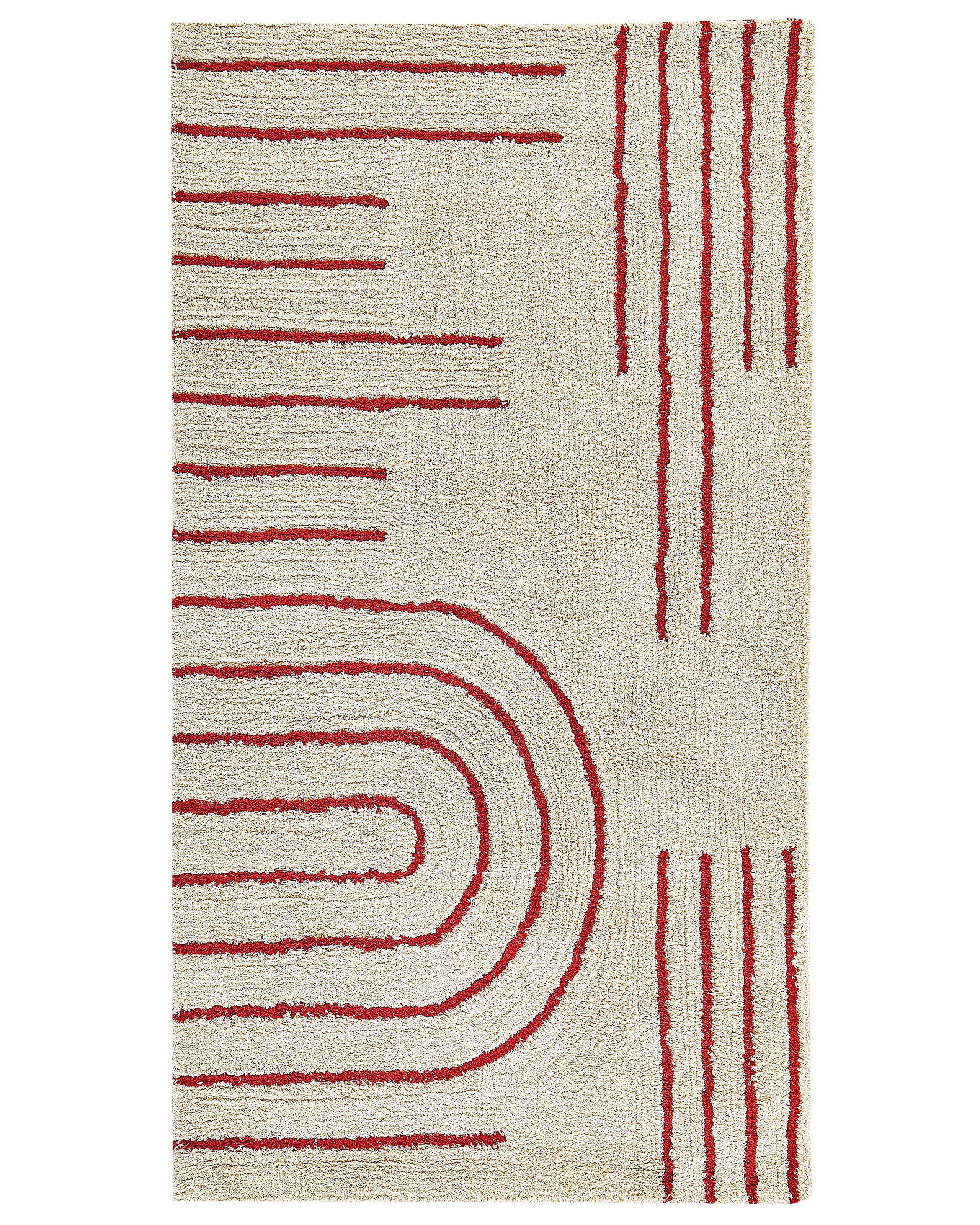 Beliani Teppich aus Baumwolle Modern TIRUPATI