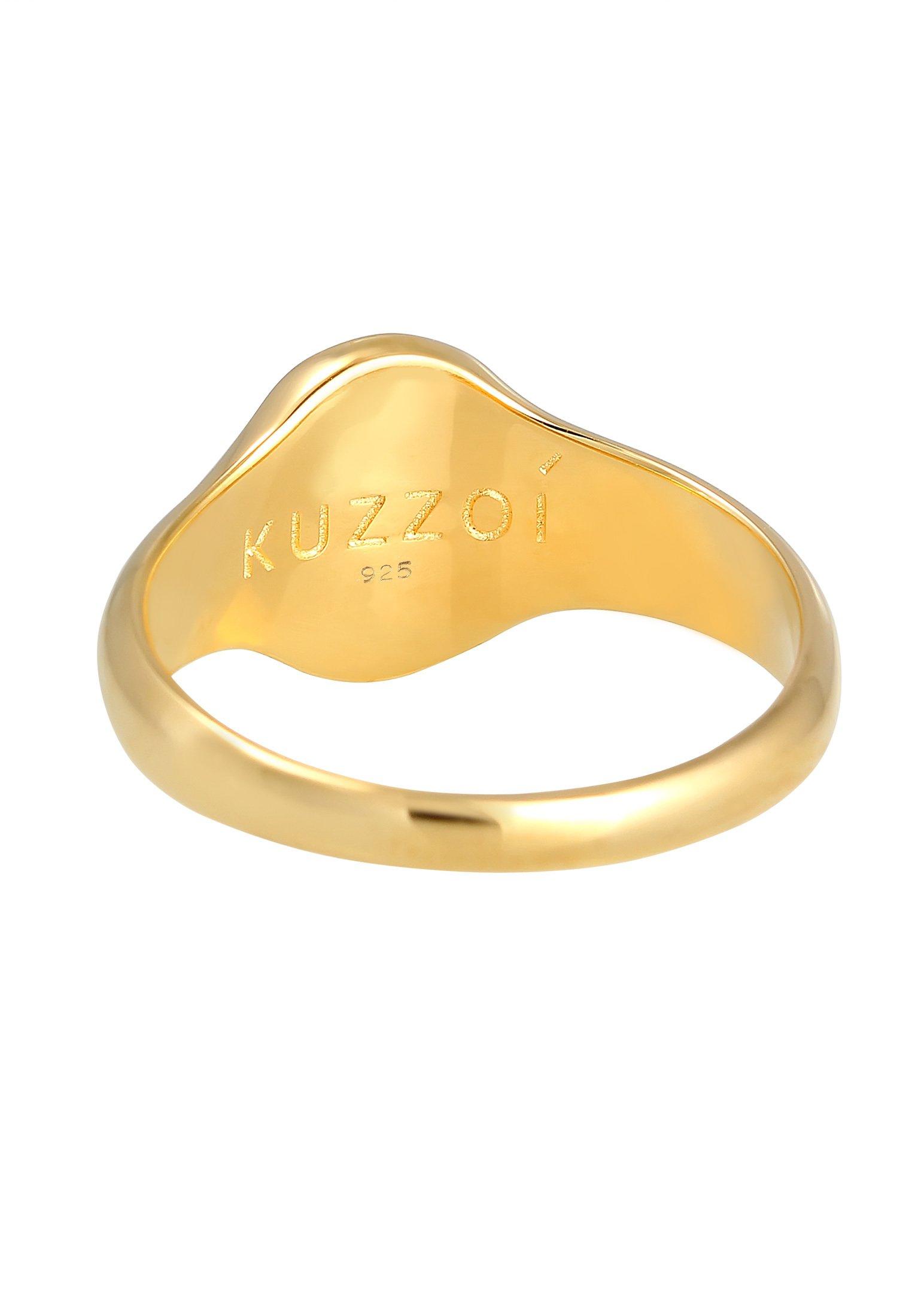 Kuzzoi Ring Basic Cool Siegelring Matt
