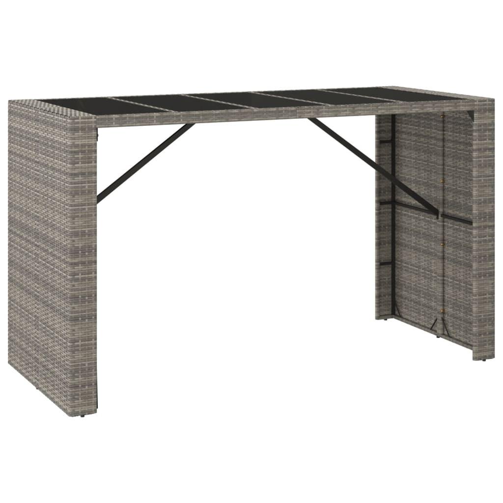 VidaXL Gartenbar set poly-rattan