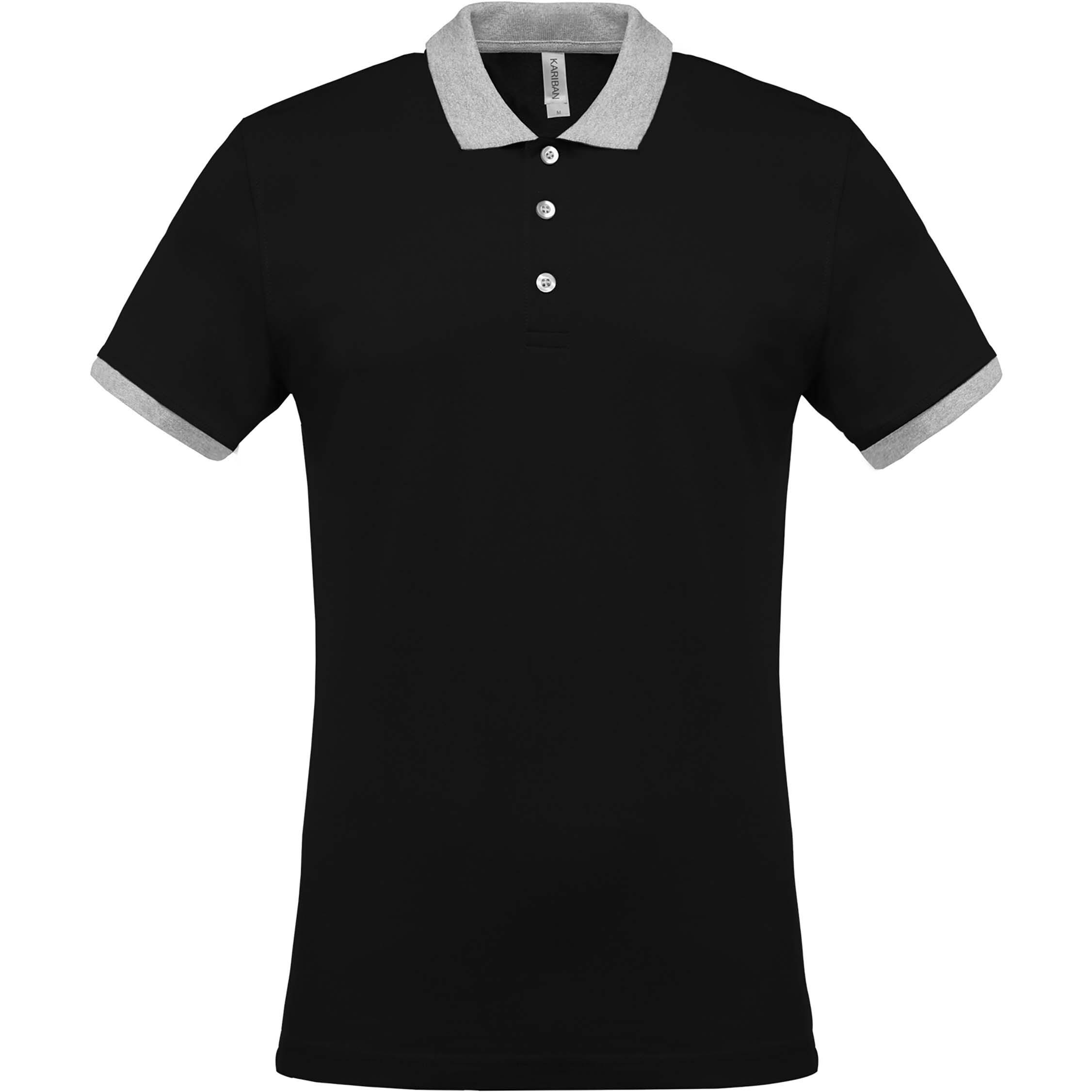 Kariban Mélange Bicolor Piqué Polo Shirt