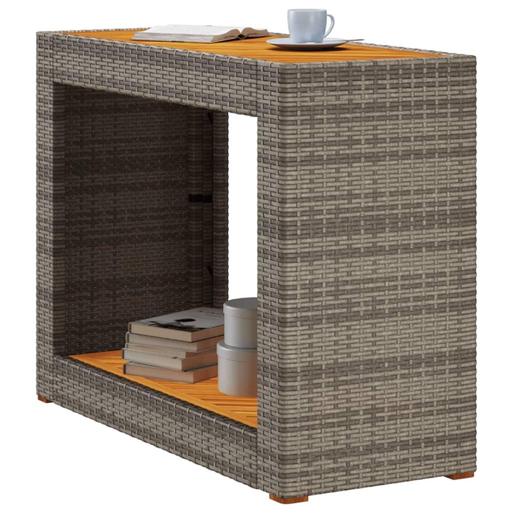 VidaXL Garten beistelltisch poly-rattan