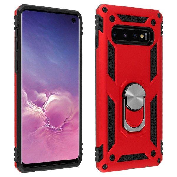 Avizar Stoßfeste Hülle Samsung Galaxy S10 Rot