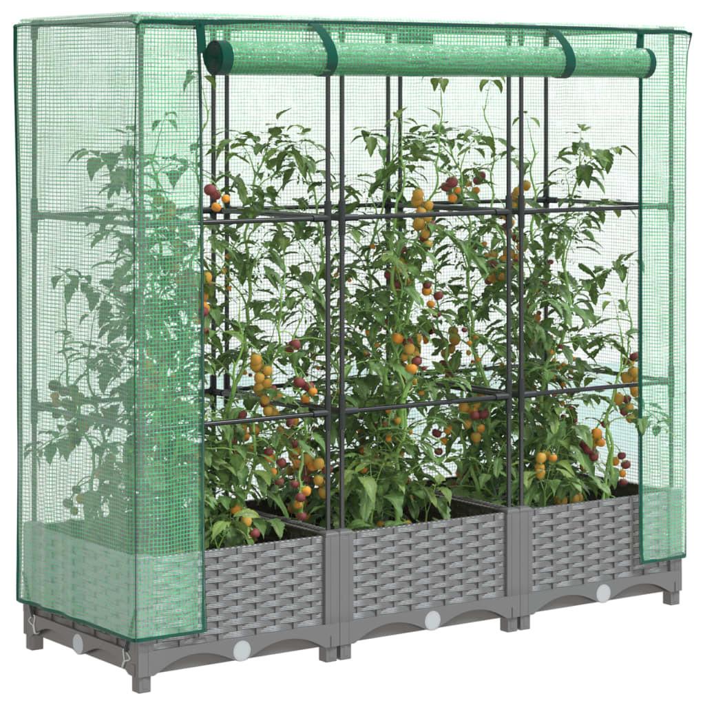 VidaXL Hochbeet polypropylen