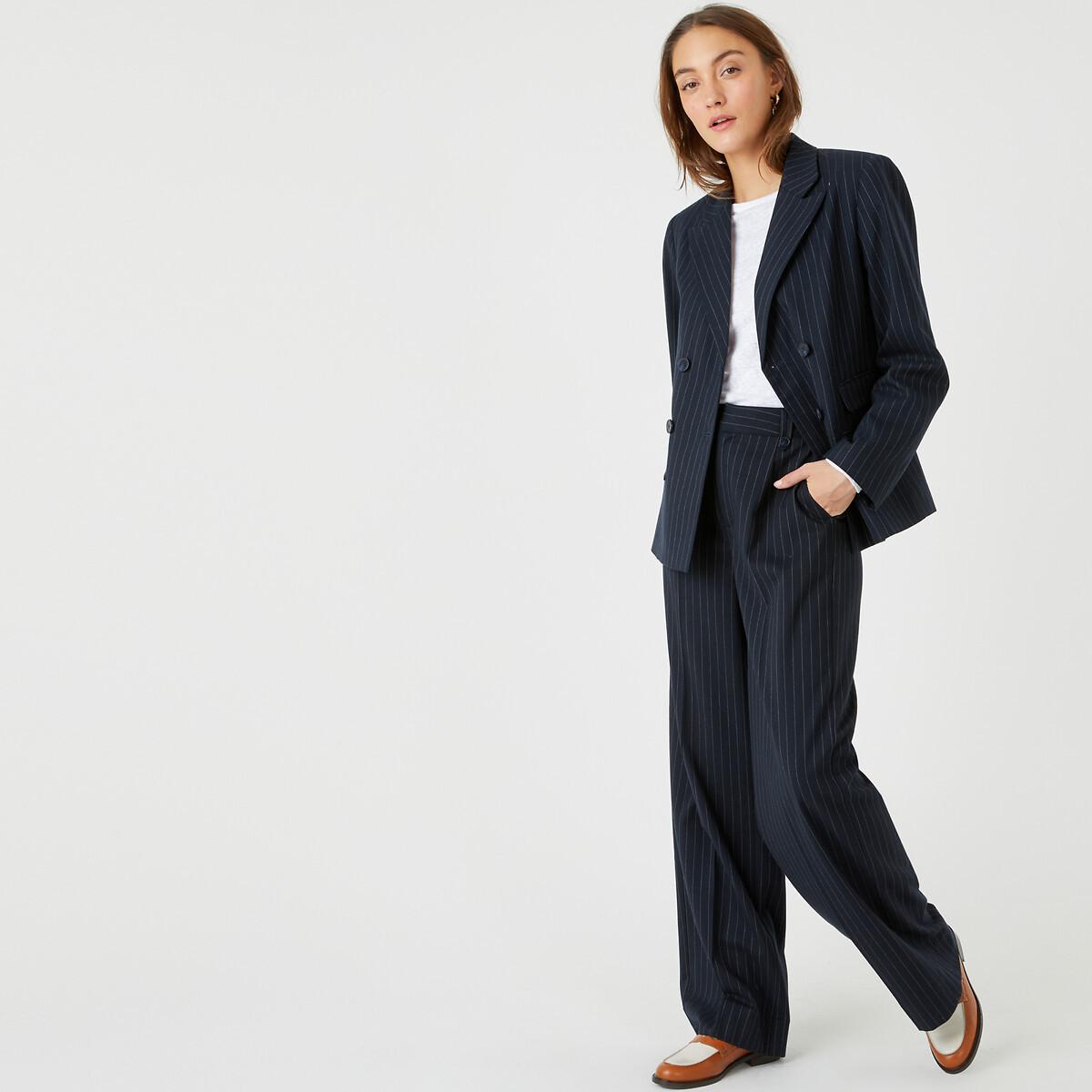 La Redoute Collections Nadelstreifen Loose Fit Hose