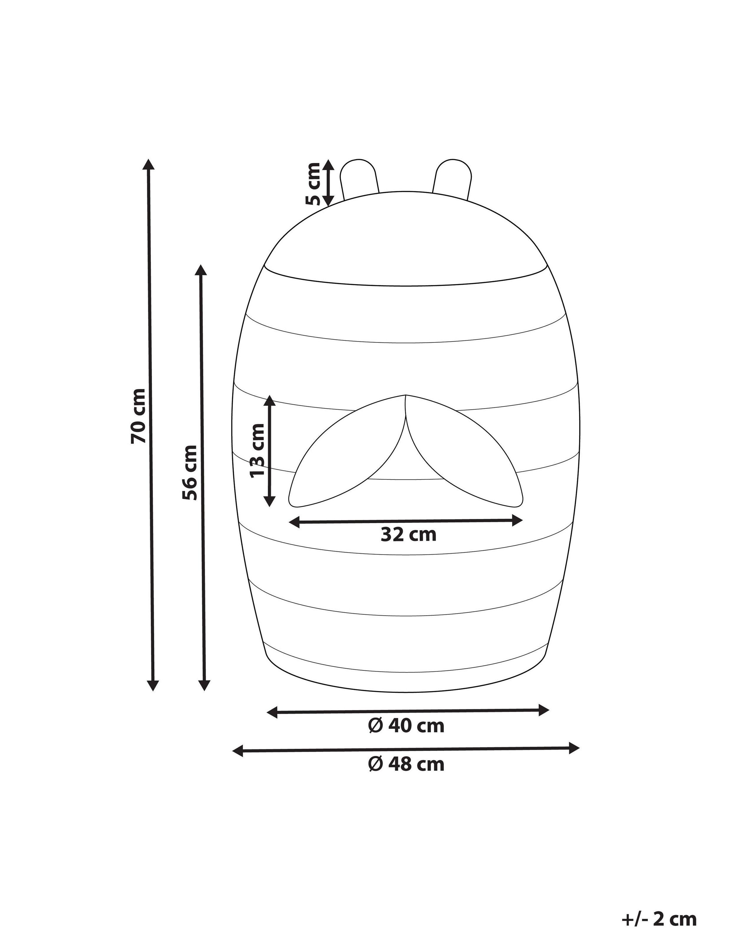 Beliani Korb aus Wasserhyazinthe Boho KNYSNA