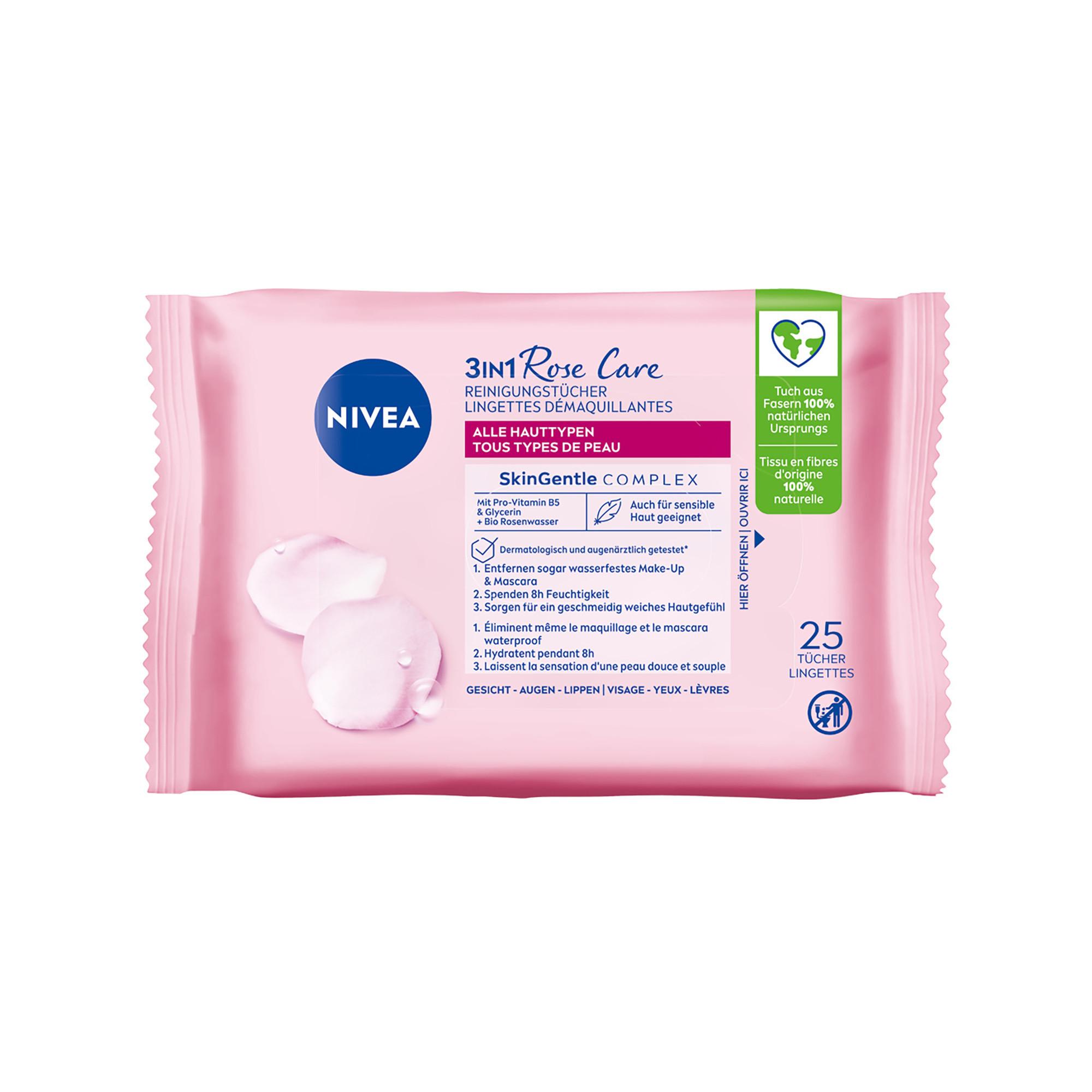NIVEA Rosenwasser Rosenwasser Reinigungstücher