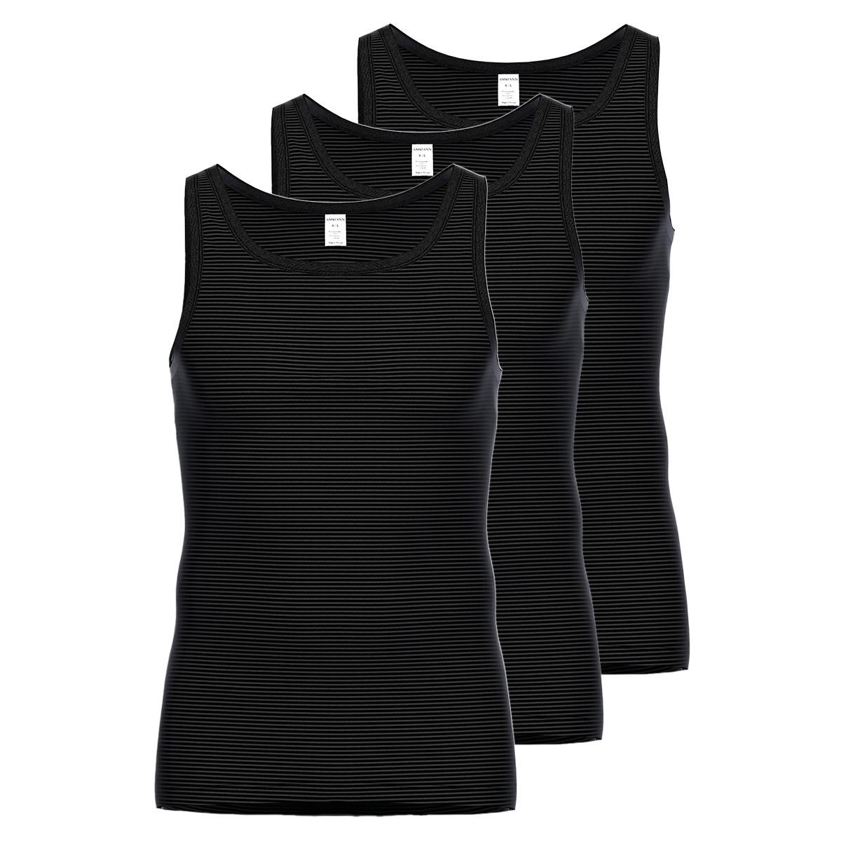 Ammann 3er Pack Jeans Feinripp - Unterhemd / Tanktop