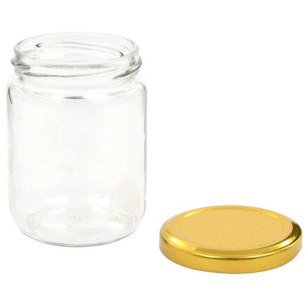 VidaXL Marmeladengläser mit deckel 48 stk. glas