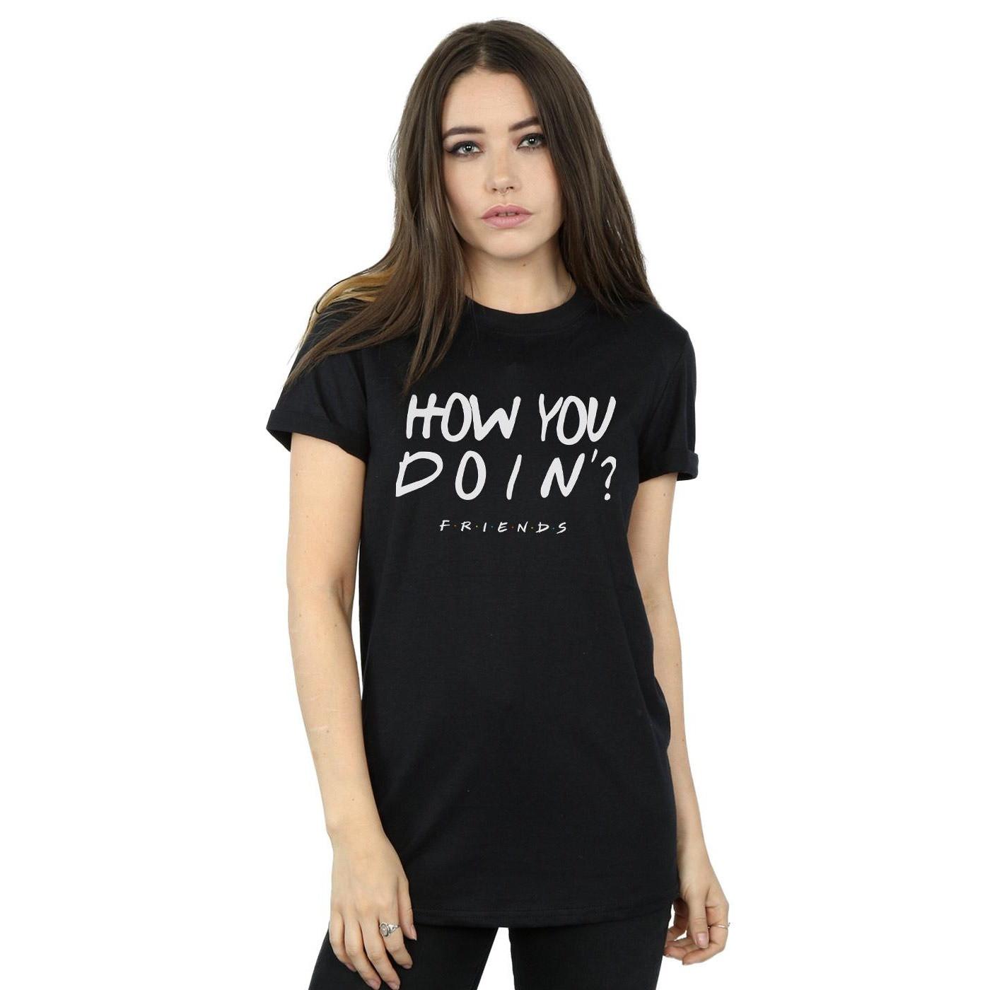 Friends How You Doin? Print T-Shirt
